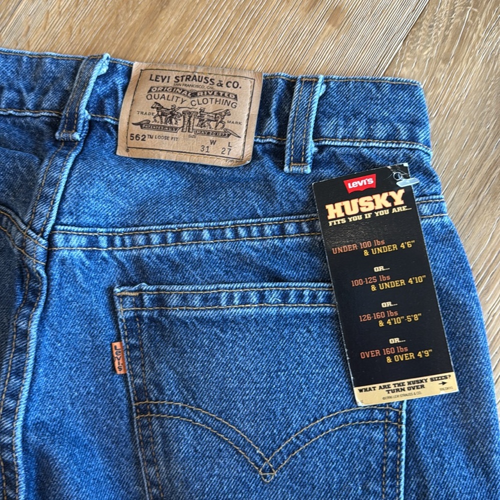 Vintage Orange Tab Loose Fit Levi’s 562 31x27
